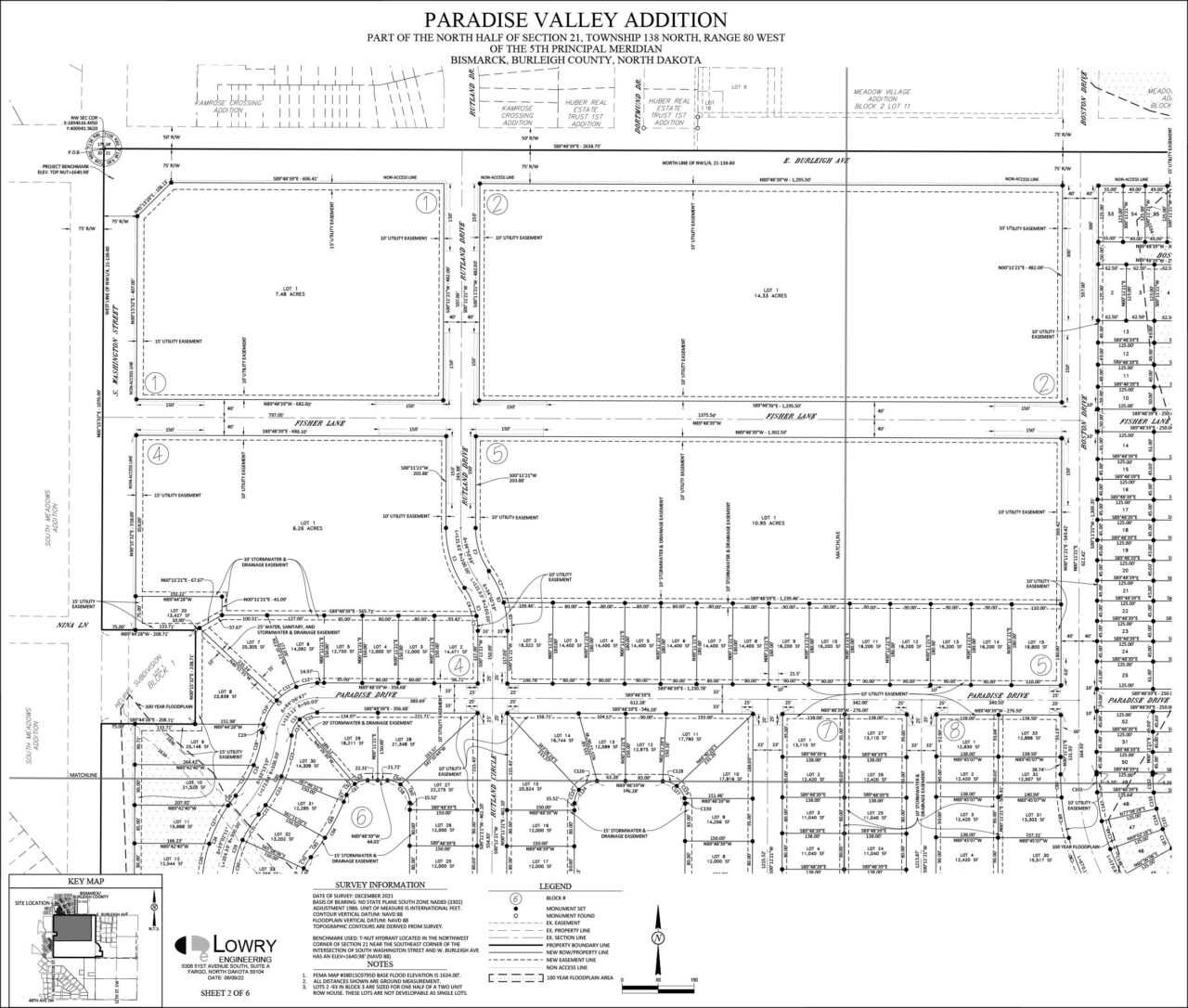 Plat Map - Paradise Valley